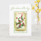 Invitations de paquets de graines d'aquarelle ou c (Fleur jaune)