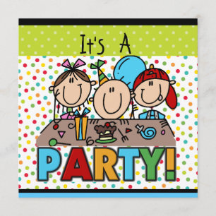 Invitations de partie Anniversaire de enfant de la