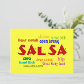 Invitations de partie d'amants de danse de danse (Debout devant)