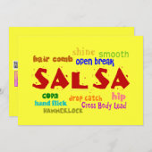 Invitations de partie d'amants de danse de danse (Devant / Derrière)