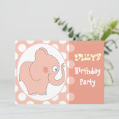 Invitations de partie d'anniversaire de enfant (Debout devant)