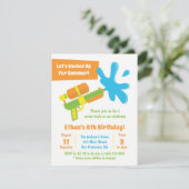Invitations de partie d'anniversaire de enfant de (Debout devant)
