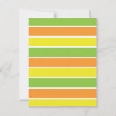 Invitations de partie d'anniversaire de enfant de (Dos)