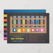 Invitations de partie d'anniversaire de enfant de (Devant / Derrière)