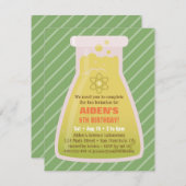 Invitations de partie d'anniversaire de enfant de (Devant / Derrière)