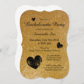 Invitations de partie de bachelorette de parties (Devant / Derrière)