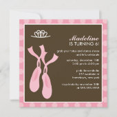 Invitations de partie de ballet (Devant)