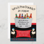 Invitations de partie de barillet de (Devant / Derrière)