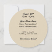 Invitations de partie de boule de disco de soirée (Dos)