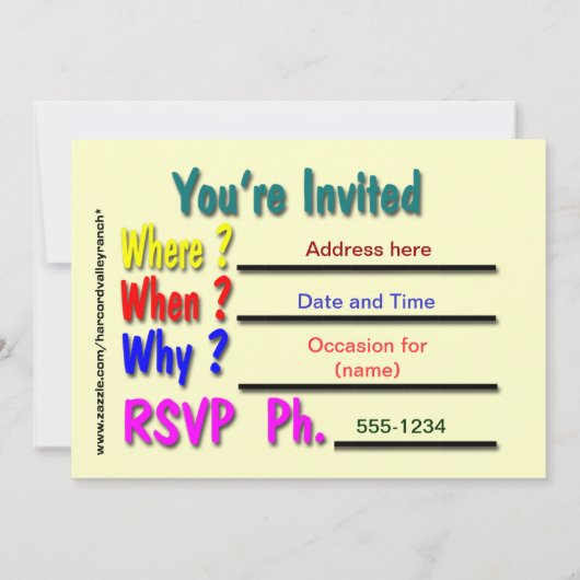 Invitations de partie de bowling (Dos)