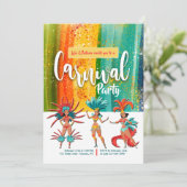 Invitations de partie de carnaval (Debout devant)