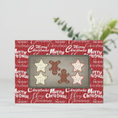 Invitations de partie de cuisson de biscuit de (Debout devant)