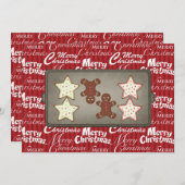 Invitations de partie de cuisson de biscuit de (Devant / Derrière)