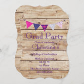 Invitations de partie de diplômé (Devant / Derrière)