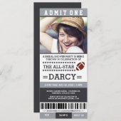 Invitations de partie de Fête de la mariée du (Devant / Derrière)