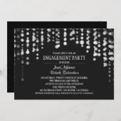 invitations de partie de fiançailles (Devant / Derrière)