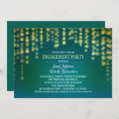 invitations de partie de fiançailles (Devant / Derrière)