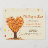 Invitations de partie de fiançailles de chute - (Devant / Derrière)