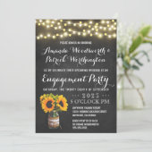 Invitations de partie de fiançailles de tableau de (Debout devant)