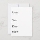 Invitations de partie de Halloween de cimetière (Dos)