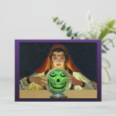 Invitations de partie de Halloween de diseur de (Debout devant)