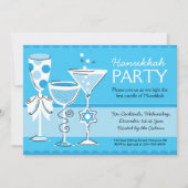 Invitations de partie de Hanoukka avec des (Devant)