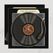 Invitations de partie de karaoke (Devant / Derrière)