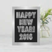 Invitations de partie de la bonne année 2016 (Debout devant)