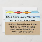 Invitations de partie de Laua/Tiki (Dos)