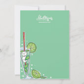 Invitations de partie de Mojito (Dos)