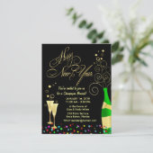 Invitations de partie de nouvelle année - brunch (Debout devant)