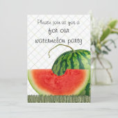 invitations de partie de pastèque (Debout devant)