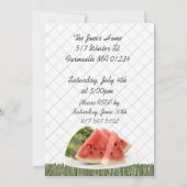 invitations de partie de pastèque (Dos)