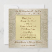 Invitations de partie de remous de vert du jour de (Dos)