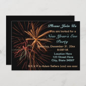 Invitations de partie de réveillon de la Saint (Devant / Derrière)