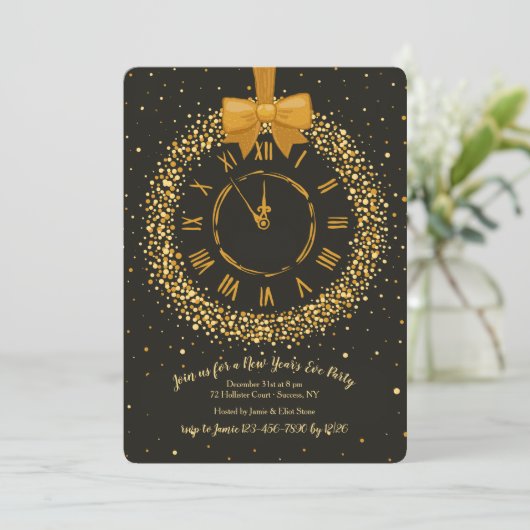 Invitations de partie de réveillon de la Saint (Debout devant)