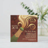 Invitations de partie de réveillon de la Saint (Debout devant)