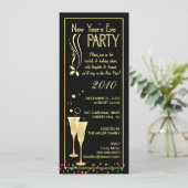 Invitations de partie de réveillon de la Saint (Debout devant)