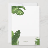 Invitations de partie de samba de Rio (Dos)