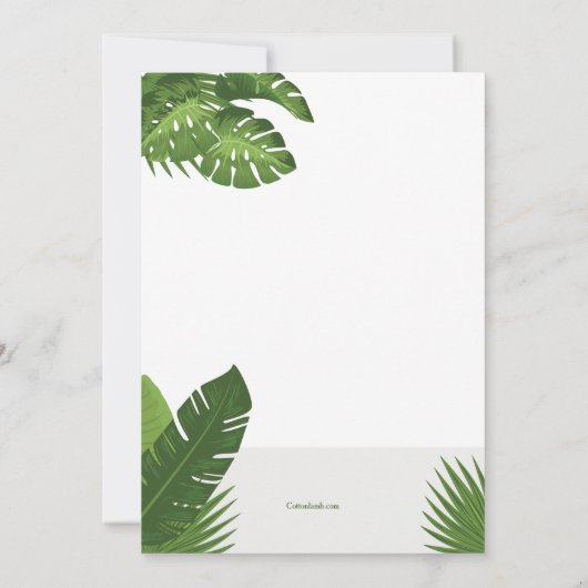 Invitations de partie de samba de Rio (Dos)