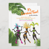 Invitations de partie de samba de Rio (Devant / Derrière)