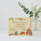 Invitations de partie de sucreries et de festins (Debout devant)