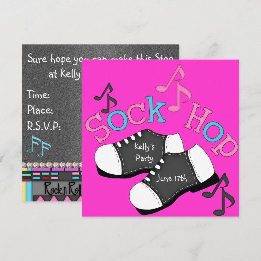 Invitations de partie de THÈME d'houblon de (Devant / Derrière)