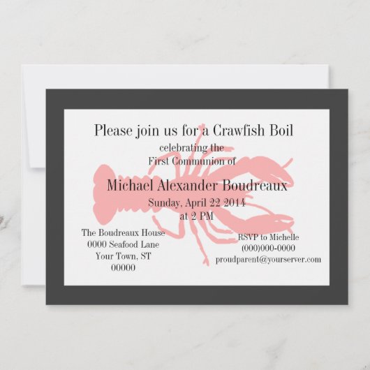 Invitations de partie d'ébullition (Dos)