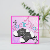 Invitations de partie d'houblon de chaussette (Debout devant)