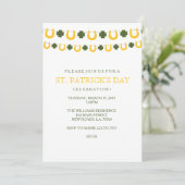 Invitations de partie du jour de St Patrick (Debout devant)