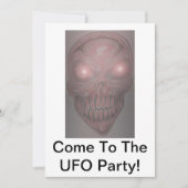 Invitations de partie d'UFO (Devant)
