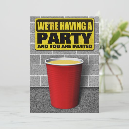 Invitations de parties (Debout devant)