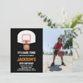 Invitations de parties sportives personnalisables (Debout devant)
