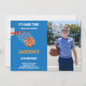 Invitations de parties sportives personnalisables  (Devant)